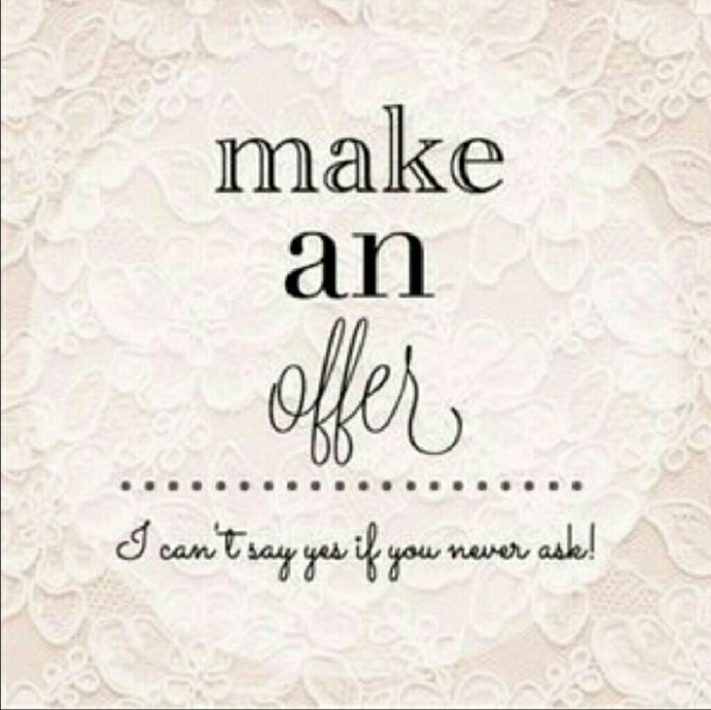 Reasonable offers welcome!